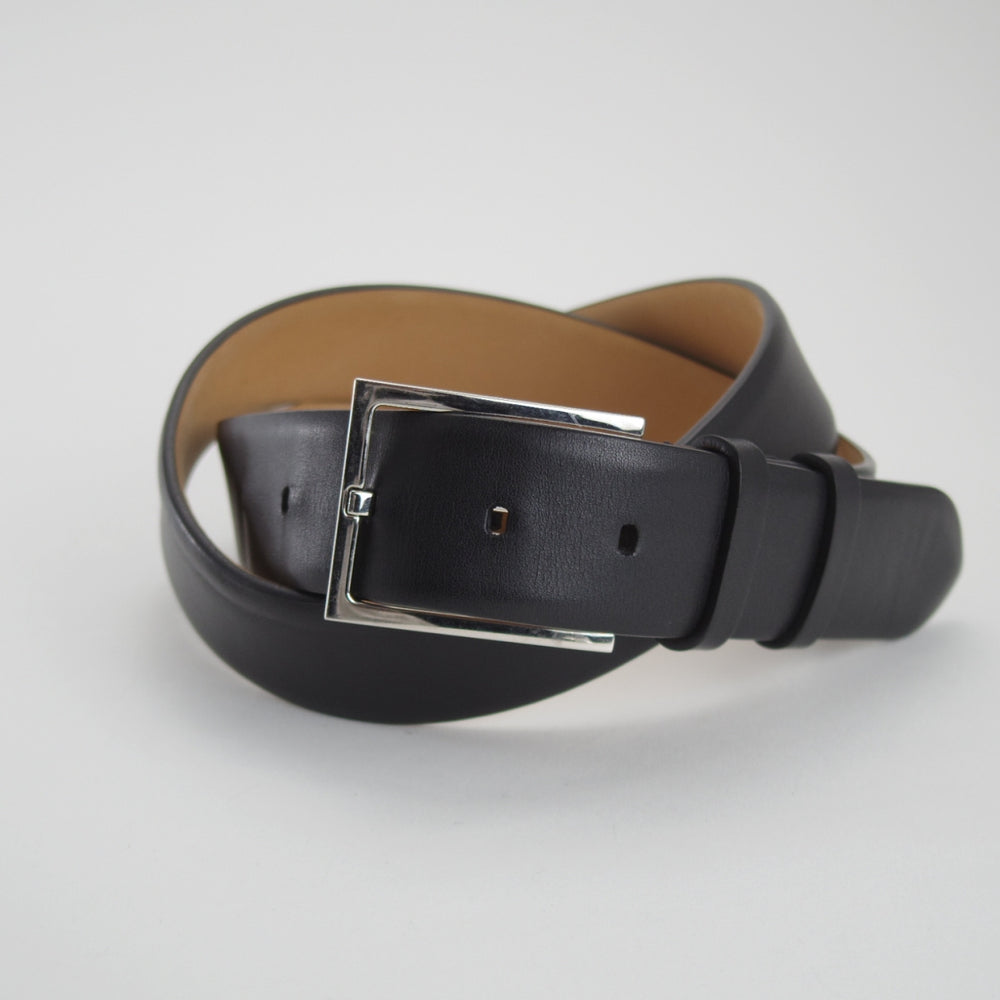 極美品★ジョンロブ 85cm【現行定価10万円以上★ベルト/レザー/黒】メンズ/革/JOHN LOBB★o810
