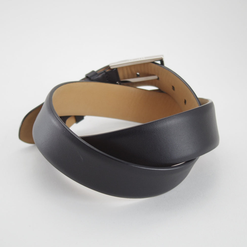 極美品★ジョンロブ 85cm【現行定価10万円以上★ベルト/レザー/黒】メンズ/革/JOHN LOBB★o810