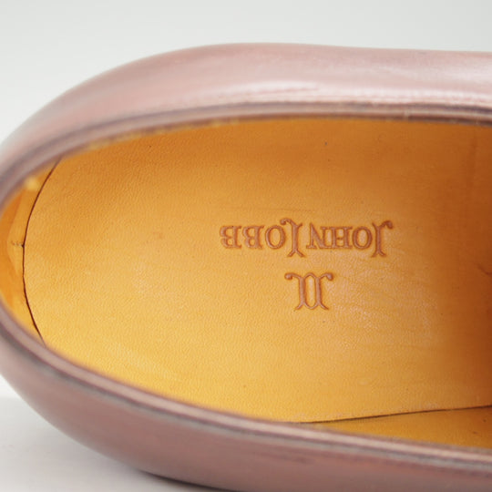 未使用★ジョンロブ 8.5E【デッドストック品★8695ラスト仕様のPHILIP/フィリップ】プレステージライン/カーフ/茶/JOHN LOBB★o272