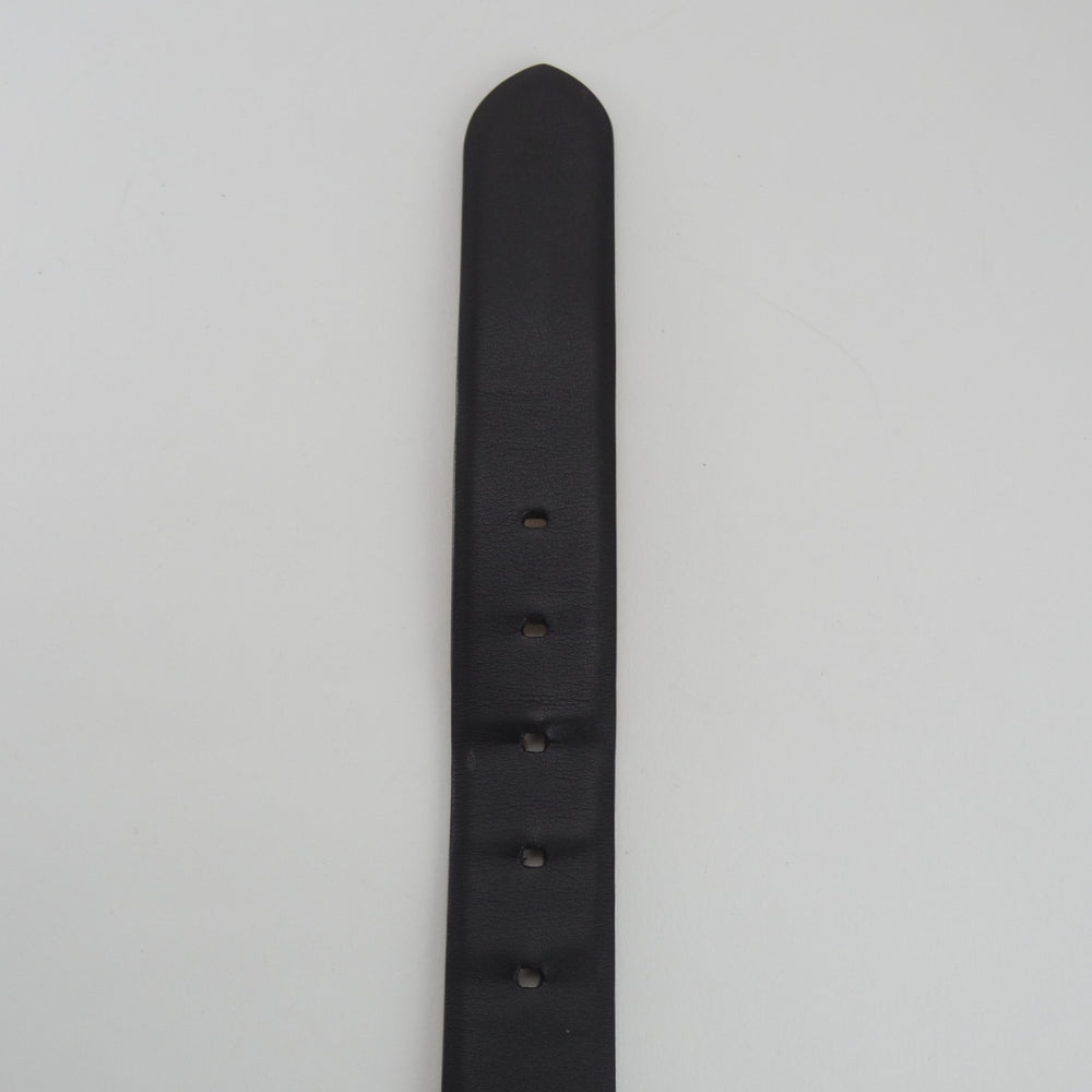 極美品★ジョンロブ 85cm【現行定価10万円以上★ベルト/レザー/黒】メンズ/革/JOHN LOBB★o810