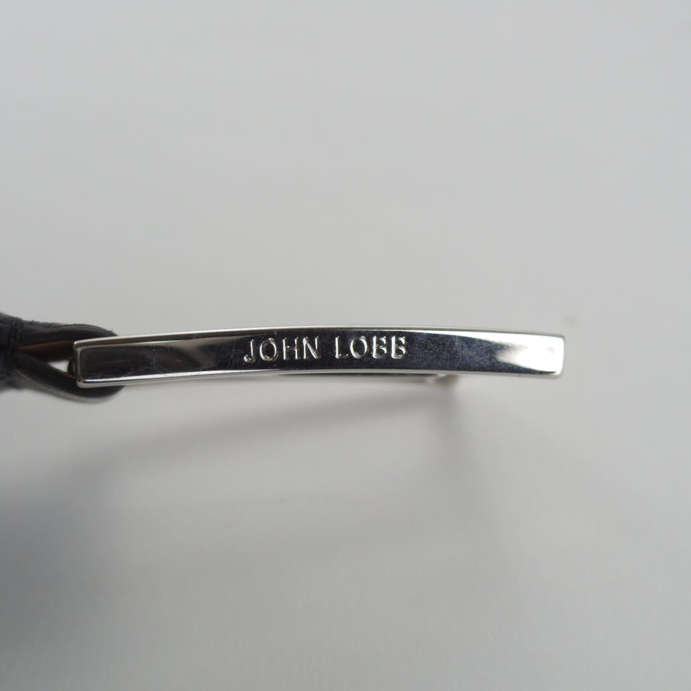 極美品★ジョンロブ 85cm【現行定価10万円以上★ベルト/レザー/黒】メンズ/革/JOHN LOBB★o810