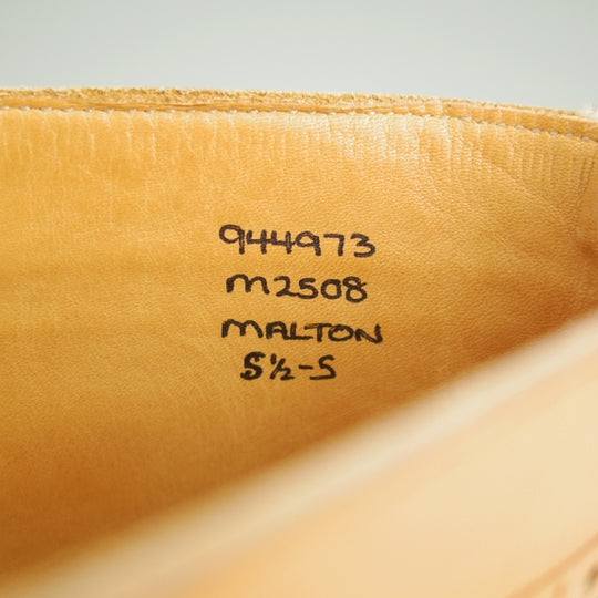 極上★トリッカーズ SIZE 5.5【現行定価￥143,000-★ダイナイトソール/MALTON/エイコンアンティーク】カントリーブーツ/茶/Tricker's★n266