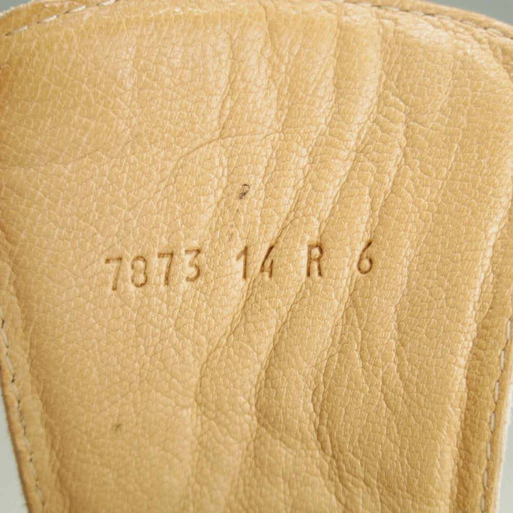 美品★パラブーツ SIZE 6【定価￥104,500-★AVORIAZ/アヴォリアーズ】マウンテンブーツ/シャモニーラスト/カーフ/白/メンズ/Paraboot★o277