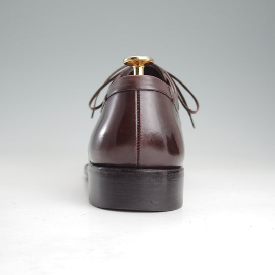 極上★(伊)エルメネジルド・ゼニア 7EE【貴重★グッドイヤーウェルテッド製法/Coutureライン】プレーントゥ/濃茶/Ermenegildo Zegna★p397