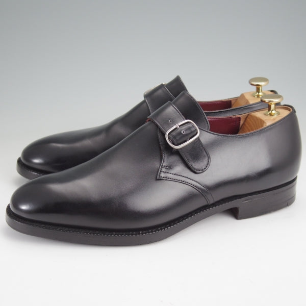 極美品★チャーチ 85F/UK8.5【貴重★旧チャーチ最上級/Masterclass/73ラスト】ビームス別注/リエージュカーフ/黒/メンズ/Church's★n263