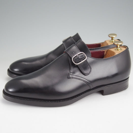 極美品★チャーチ 85F/UK8.5【貴重★旧チャーチ最上級/Masterclass/73ラスト】ビームス別注/リエージュカーフ/黒/メンズ/Church's★n263