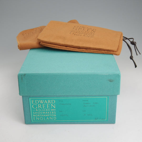 ★エドワードグリーン 10D【定価￥269,500-★チェルシー/CHELSEA/202ラスト】ストレートチップ/カーフ/濃茶/EDWARD GREEN★p400