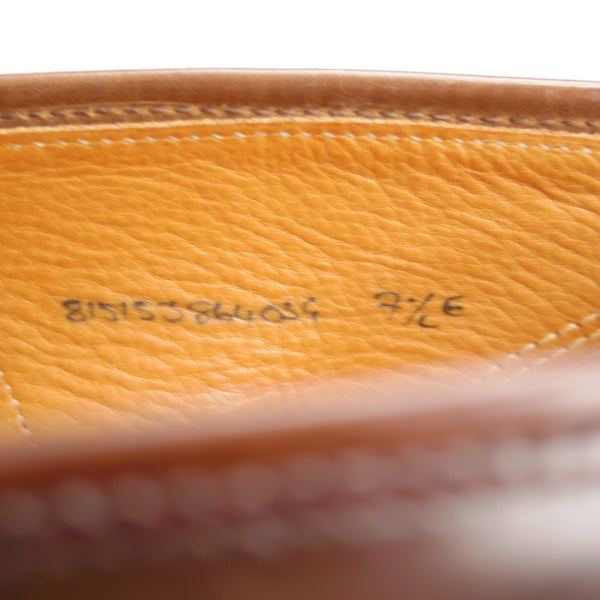 極上★クロケット&ジョーンズ UK7/US7.5E【貴重★コードバン/濃茶/ラルフローレン別注】コインローファー/Crockett&Jones★n769