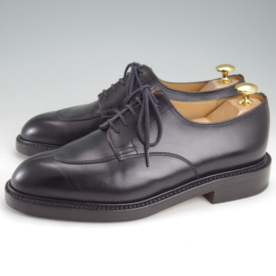 極美品★J.M.ウエストン 5D【現行定価￥176,000-★ハーフハント/598】Uチップ/25ラスト/ボックスカーフ/黒/Weston/ウェストン★n770