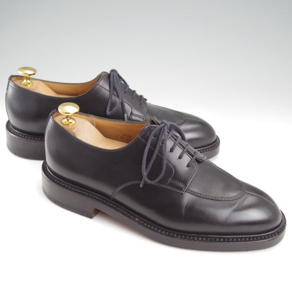 極美品★J.M.ウエストン 5D【現行定価￥176,000-★ハーフハント/598】Uチップ/25ラスト/ボックスカーフ/黒/Weston/ウェストン★n770