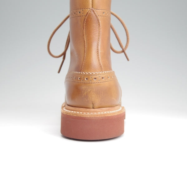 使用僅か★トリッカーズ(レディース) SIZE 5【定価￥143,000-★MALTON/モールトン】L2508/ブーツ/オイルドレザー/薄茶★n265