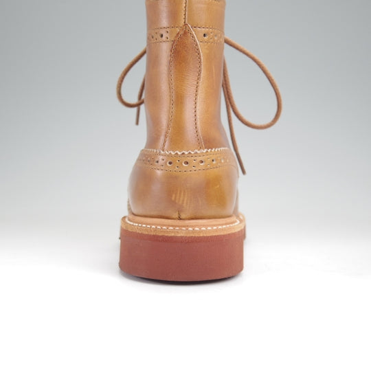 使用僅か★トリッカーズ(レディース) SIZE 5【定価￥143,000-★MALTON/モールトン】L2508/ブーツ/オイルドレザー/薄茶★n265