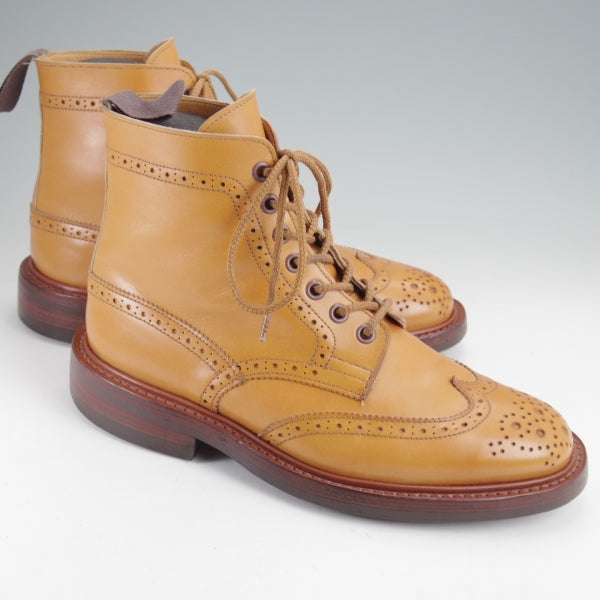極上★トリッカーズ SIZE 5.5【現行定価￥143,000-★ダイナイトソール/MALTON/エイコンアンティーク】カントリーブーツ/茶/Tricker's★n266