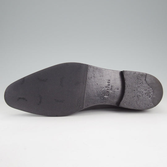 極上★(仏)ベルルッティ SIZE 9【カリグラフィー(スクリット)仕様★純正ツリー付/アートコレクション】ダブルモンク/黒系/Berluti★p403