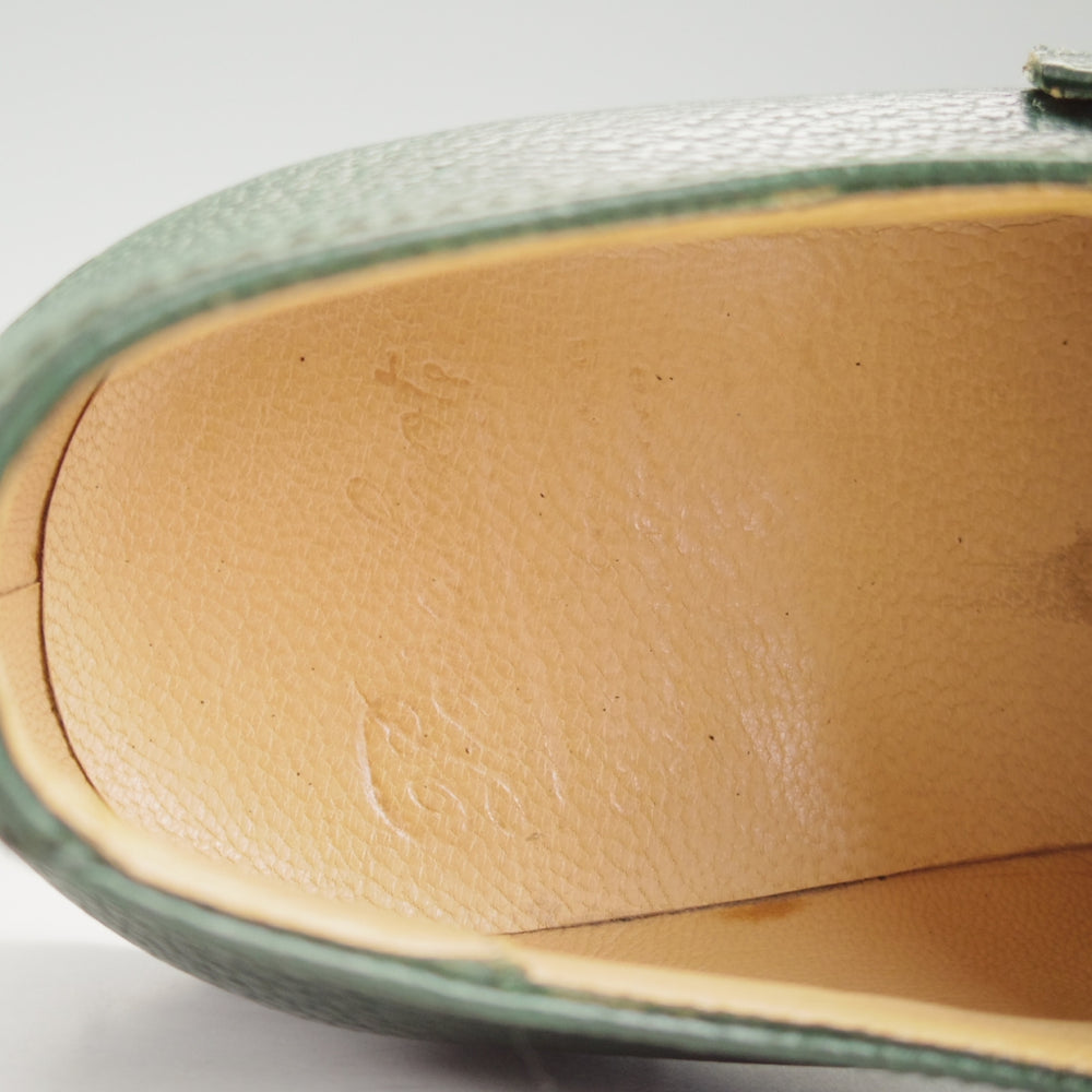 極美品★パラブーツ SIZE 7【定価￥96,800-★ウィリアム/WILLIAM】マルシェソール/ダブルモンク/グレインレザー/VERT/Paraboot★o817