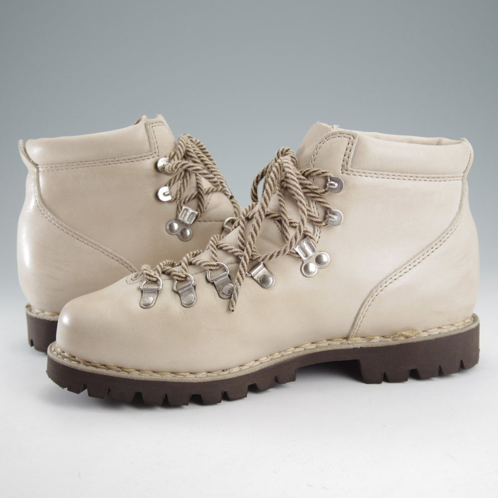 美品★パラブーツ SIZE 6【定価￥104,500-★AVORIAZ/アヴォリアーズ】マウンテンブーツ/シャモニーラスト/カーフ/白/メンズ/Paraboot★o277