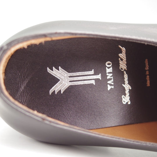 未使用★(スペイン製)YANKO/ヤンコ SIZE 6.5【定価￥61,600-★モンクストラップ/Y5002】カーフ/黒/メンズ★n772