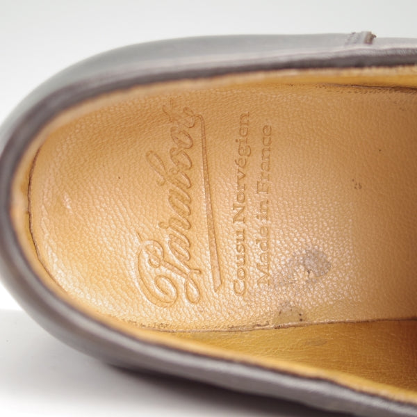 極上★パラブーツ(レディース) SIZE 4【定価￥94,600-★ミカエル/MICHAEL】チロリアンシューズ/リスレザー/NOIR/黒/Paraboot★n773