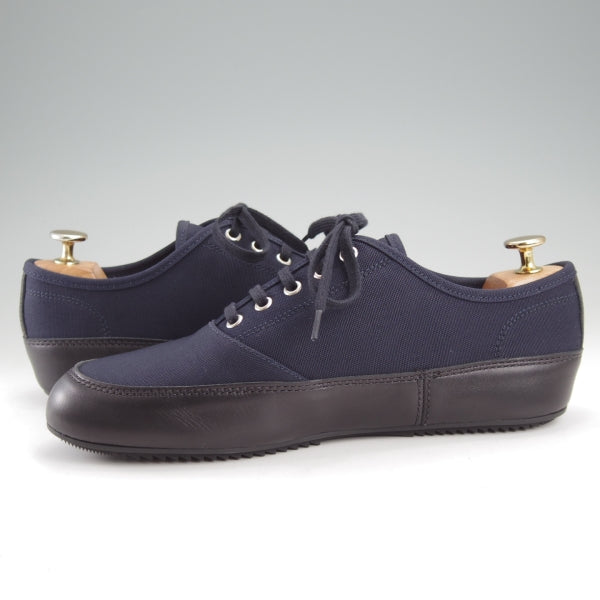 ※未使用品　JOHN LOBB　スニーカーNORFOLK　7 John Lobb】縁取りのブラックレザーが足元の印象をグッと