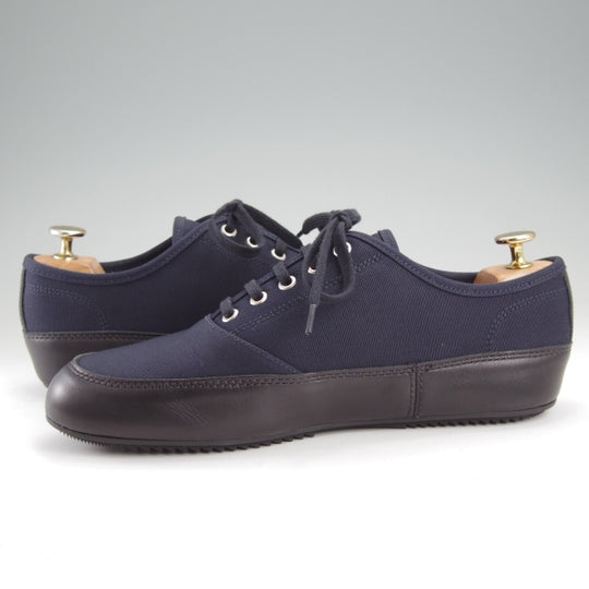 使用数回★ジョンロブ SIZE 8【定価￥113,300-★NORFOLK/ノーフォーク/スニーカー】0122ラスト/キャンバス/紺/メンズ/JOHN LOBB★n775