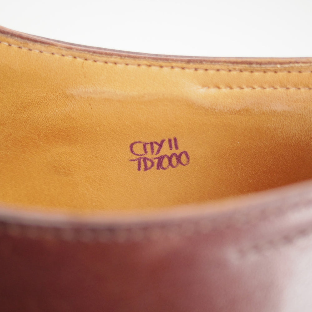 極上★ジョンロブ 7D【現行定価￥240,900-★CITY 2/シティ/7000ラスト】ストレートチップ/カーフ/濃茶/メンズ/JOHN LOBB★p405