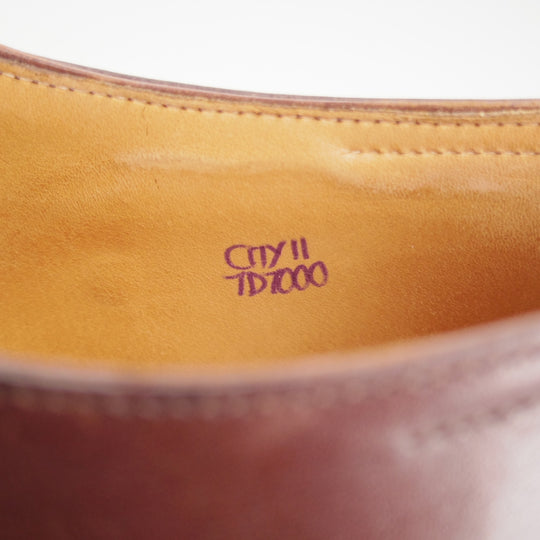 極上★ジョンロブ 7D【現行定価￥240,900-★CITY 2/シティ/7000ラスト】ストレートチップ/カーフ/濃茶/メンズ/JOHN LOBB★p405