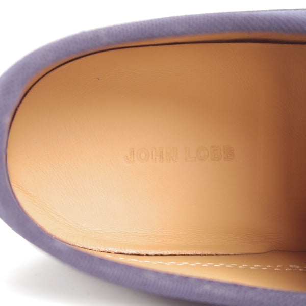 使用数回★ジョンロブ SIZE 8【定価￥113,300-★NORFOLK/ノーフォーク/スニーカー】0122ラスト/キャンバス/紺/メンズ/JOHN LOBB★n775