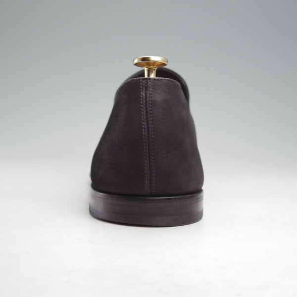 美品★J.M.ウエストン 8D【定価￥105,600-★ル・モック パンピーユ/286】45ラスト/ヌバック/黒/Le Moc’/Weston/ウェストン★n776