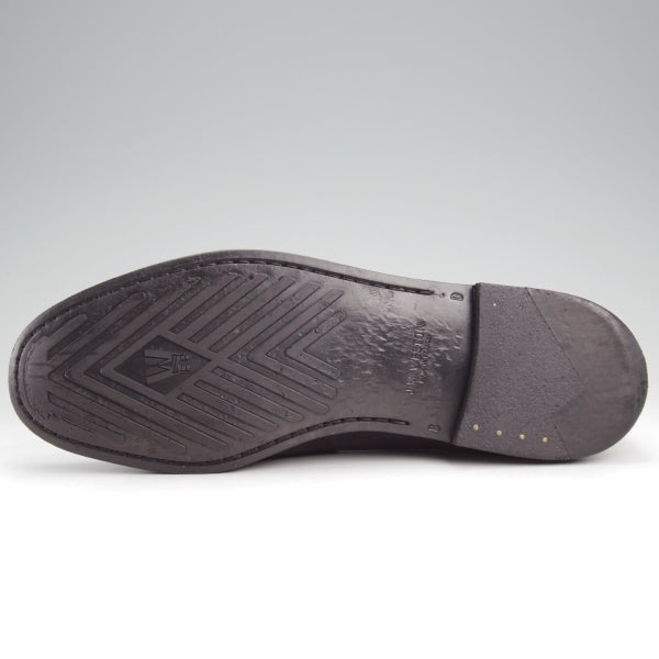 美品★J.M.ウエストン 8D【定価￥105,600-★ル・モック パンピーユ/286】45ラスト/ヌバック/黒/Le Moc’/Weston/ウェストン★n776