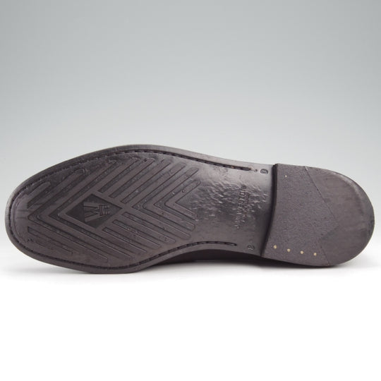 美品★J.M.ウエストン 8D【定価￥105,600-★ル・モック パンピーユ/286】45ラスト/ヌバック/黒/Le Moc’/Weston/ウェストン★n776