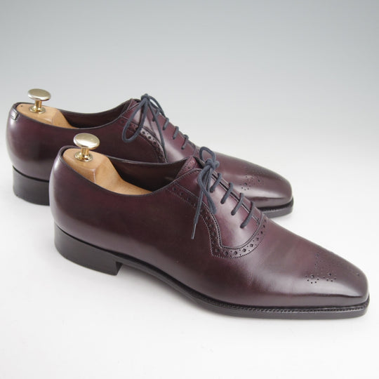 極上★(英)ガジアーノ&ガーリング 7E【現行定価20万円以上★HAYES/TG73ラスト】オックスフォードシューズ/赤茶/GAZIANO&GIRLING★o282