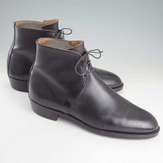 ★(英)シュナイダーブーツ SIZE 7.5【定価￥198,000-★ジョージブーツ/GEORGE BOOTS】52ラスト/カーフ/黒/メンズ/SCHNIEDER BOOTS★p407