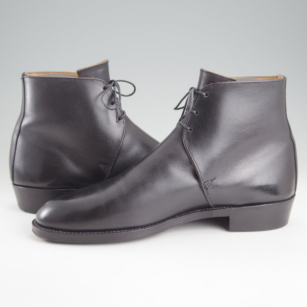 ★(英)シュナイダーブーツ SIZE 7.5【定価￥198,000-★ジョージブーツ/GEORGE BOOTS】52ラスト/カーフ/黒/メンズ/SCHNIEDER BOOTS★p407