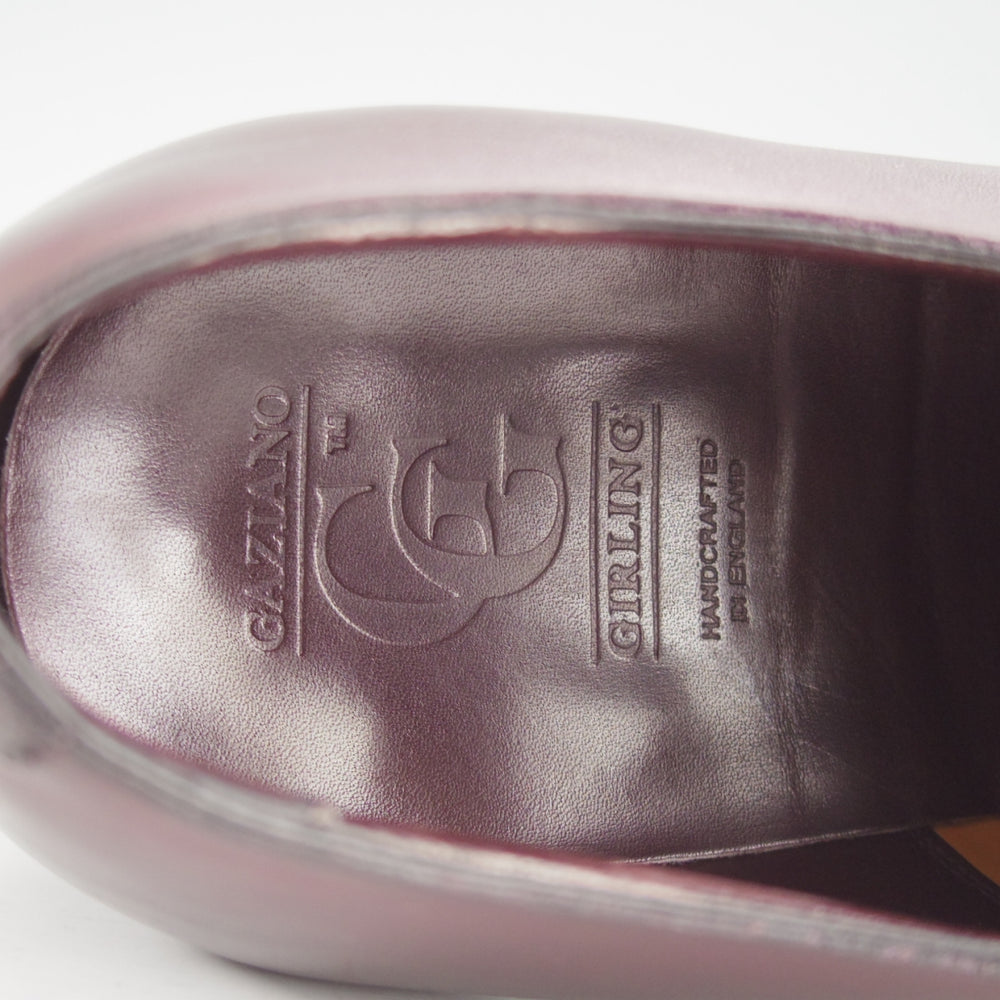 極上★(英)ガジアーノ&ガーリング 7E【現行定価20万円以上★HAYES/TG73ラスト】オックスフォードシューズ/赤茶/GAZIANO&GIRLING★o282