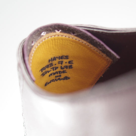 極上★(英)ガジアーノ&ガーリング 7E【現行定価20万円以上★HAYES/TG73ラスト】オックスフォードシューズ/赤茶/GAZIANO&GIRLING★o282