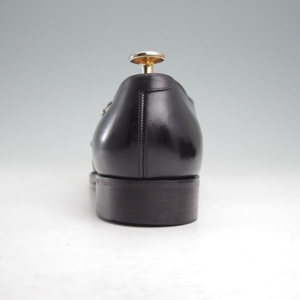 使用数回★三陽山長 SIZE 6.5【オーダー価格10万円以上★修八郎/モンクストラップ】R2010Sラスト/カーフ/黒/メンズ/Sanyo Yamacho★n777