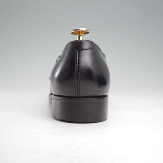 使用数回★三陽山長 SIZE 6.5【オーダー価格10万円以上★修八郎/モンクストラップ】R2010Sラスト/カーフ/黒/メンズ/Sanyo Yamacho★n777