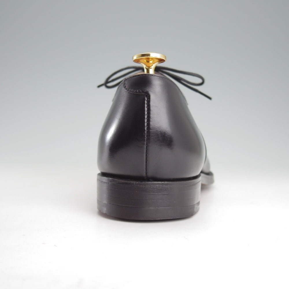 使用僅か★クロケット&ジョーンズ 7E【同系モデル定価￥132,000-★CONNAUGHT/ストレートチップ】236ラスト/カーフ/黒/Crockett&Jones★o283