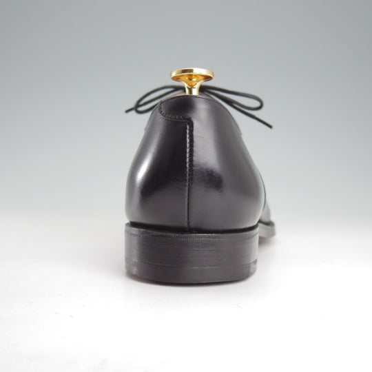 使用僅か★クロケット&ジョーンズ 7E【同系モデル定価￥132,000-★CONNAUGHT/ストレートチップ】236ラスト/カーフ/黒/Crockett&Jones★o283