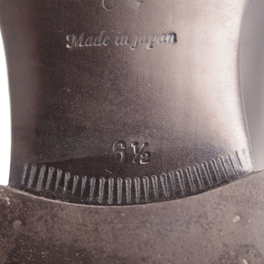 使用数回★三陽山長 SIZE 6.5【オーダー価格10万円以上★修八郎/モンクストラップ】R2010Sラスト/カーフ/黒/メンズ/Sanyo Yamacho★n777