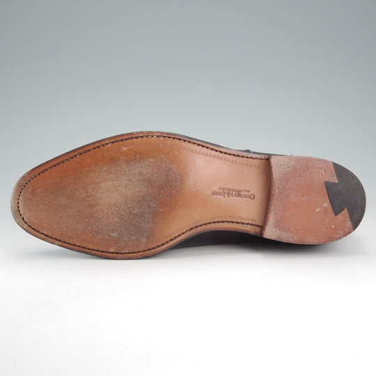 使用僅か★クロケット&ジョーンズ 7E【同系モデル定価￥132,000-★CONNAUGHT/ストレートチップ】236ラスト/カーフ/黒/Crockett&Jones★o283