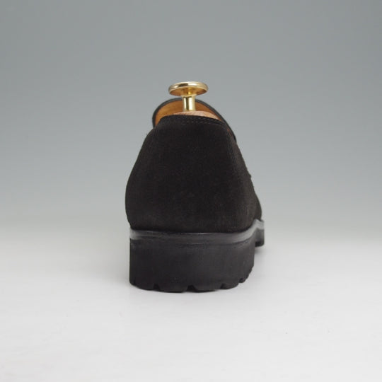 美品★(神戸)スピーゴラ SIZE 7.5【定価￥99,000-★ユナイテッドアローズ別注/SOVEREIGN/コインローファー】スエード/黒/SPIGOLA★n270