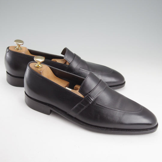 極上★ジョンロブ 7E【現行定価30万円以上★プレステージライン/FELTON】0215ラスト/ローファー/カーフ/黒/メンズ/JOHN LOBB★o284