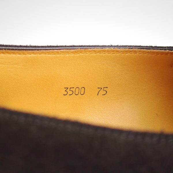 美品★(神戸)スピーゴラ SIZE 7.5【定価￥99,000-★ユナイテッドアローズ別注/SOVEREIGN/コインローファー】スエード/黒/SPIGOLA★n270