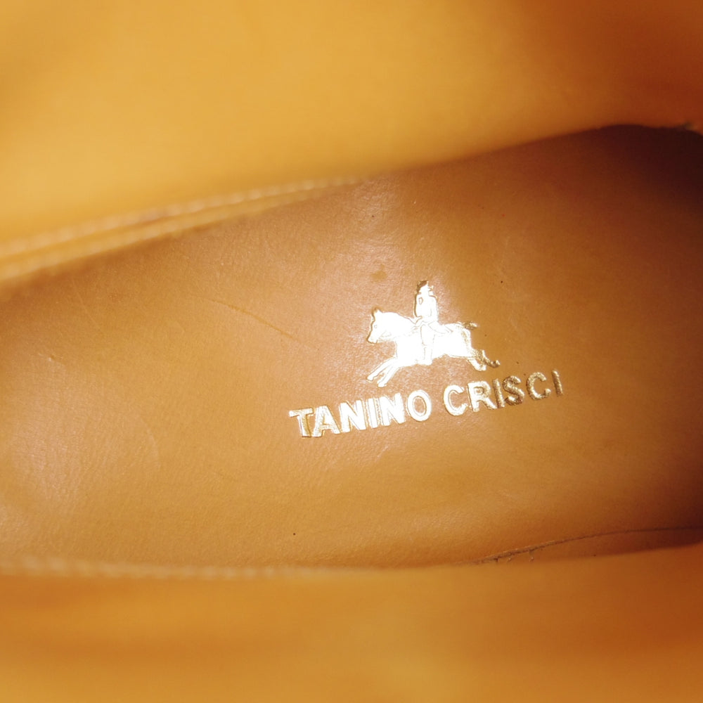 未使用★(伊)タニノクリスチー SIZE 8.5【貴重★ブラックラピド製法/ジョッパーブーツ/AMBITO】カーフ/茶/メンズ/TANINO CRISCI★p418