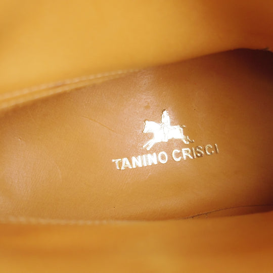 未使用★(伊)タニノクリスチー SIZE 8.5【貴重★ブラックラピド製法/ジョッパーブーツ/AMBITO】カーフ/茶/メンズ/TANINO CRISCI★p418