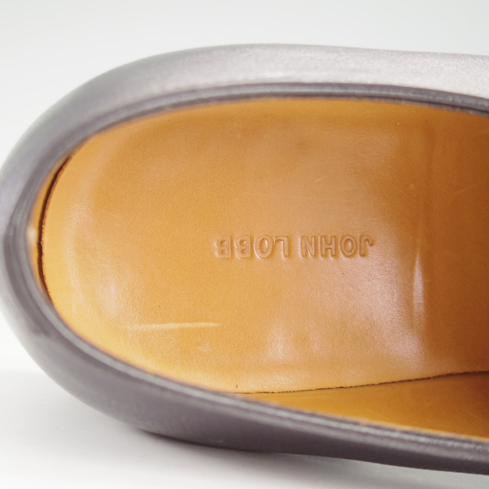 極上★ジョンロブ 6.5E【モデル定価￥421,300-★プレステージライン/Marldon/ホールカット】7000ラスト/シボ革/濃紺/JOHN LOBB★o285