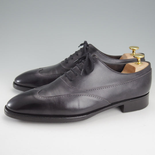 極上★ジョンロブ 7E【定価￥396,000-★イヤーモデル(2020年)/純正ツリー付/STRAND】0118ラスト/ブラインドブローグ/黒/JOHN LOBB★o286