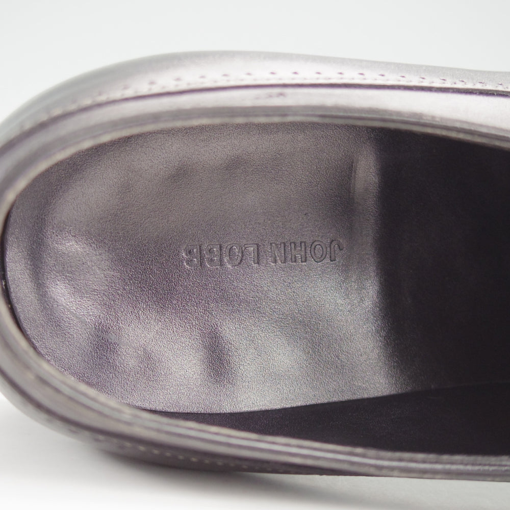 極上★ジョンロブ 7E【定価￥396,000-★イヤーモデル(2020年)/純正ツリー付/STRAND】0118ラスト/ブラインドブローグ/黒/JOHN LOBB★o286