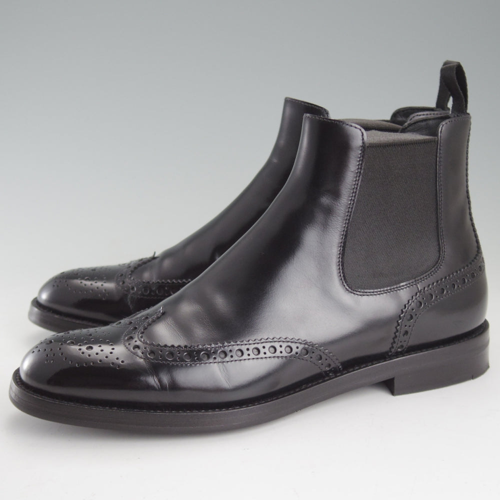 極美品★チャーチ(レディース) SIZE 38【貴重★サイドゴアブーツ/CAMILLE】ポリッシュドバインダーカーフ/黒/Church's★o832